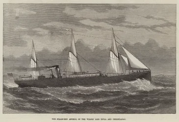 Il piroscafo Angelo, della Wilson Line (Hull e Christiania)